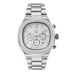 CHRIST VERRA Men's Watch CV 12124G-11 WHT Silver Dial White Stainless Steel