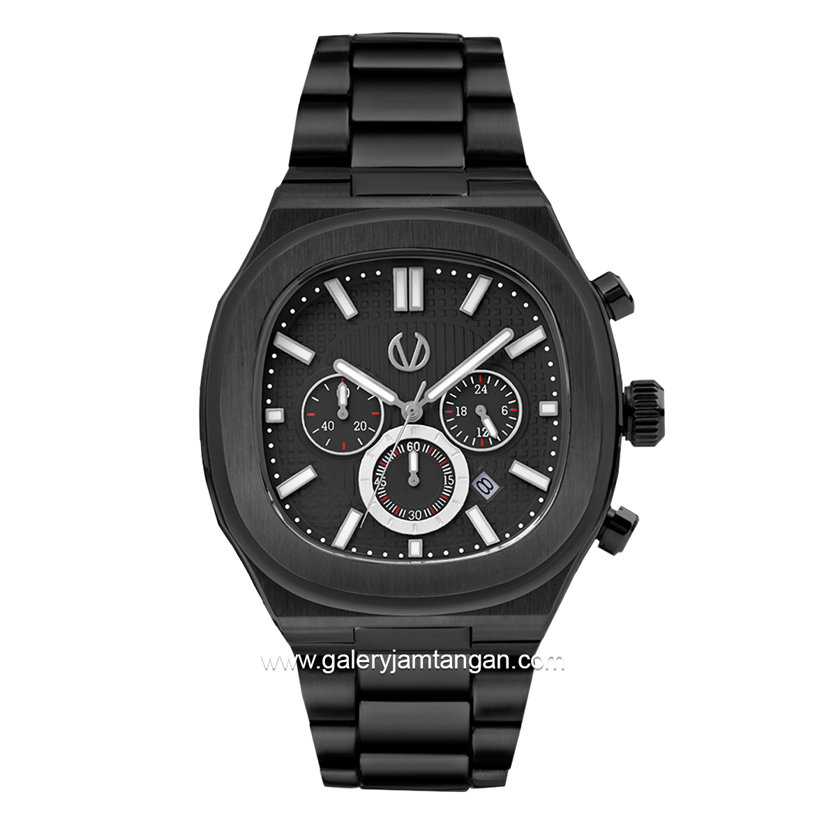 CHRIST VERRA Men's Watch CV 12124G-16 BLK Black Stainless Steel