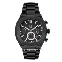 CHRIST VERRA Men's Watch CV 12124G-16 BLK Black Stainless Steel