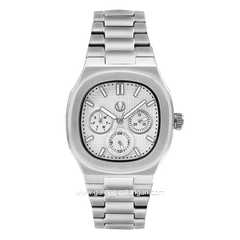 CHRIST VERRA Women's Watch CV 12124L-11 WHT Silver Dial White Stainless Steel