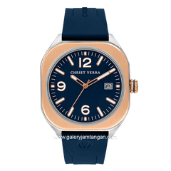 CHRIST VERRA CV 12150G-34 BLU Blue Rubber Strap
