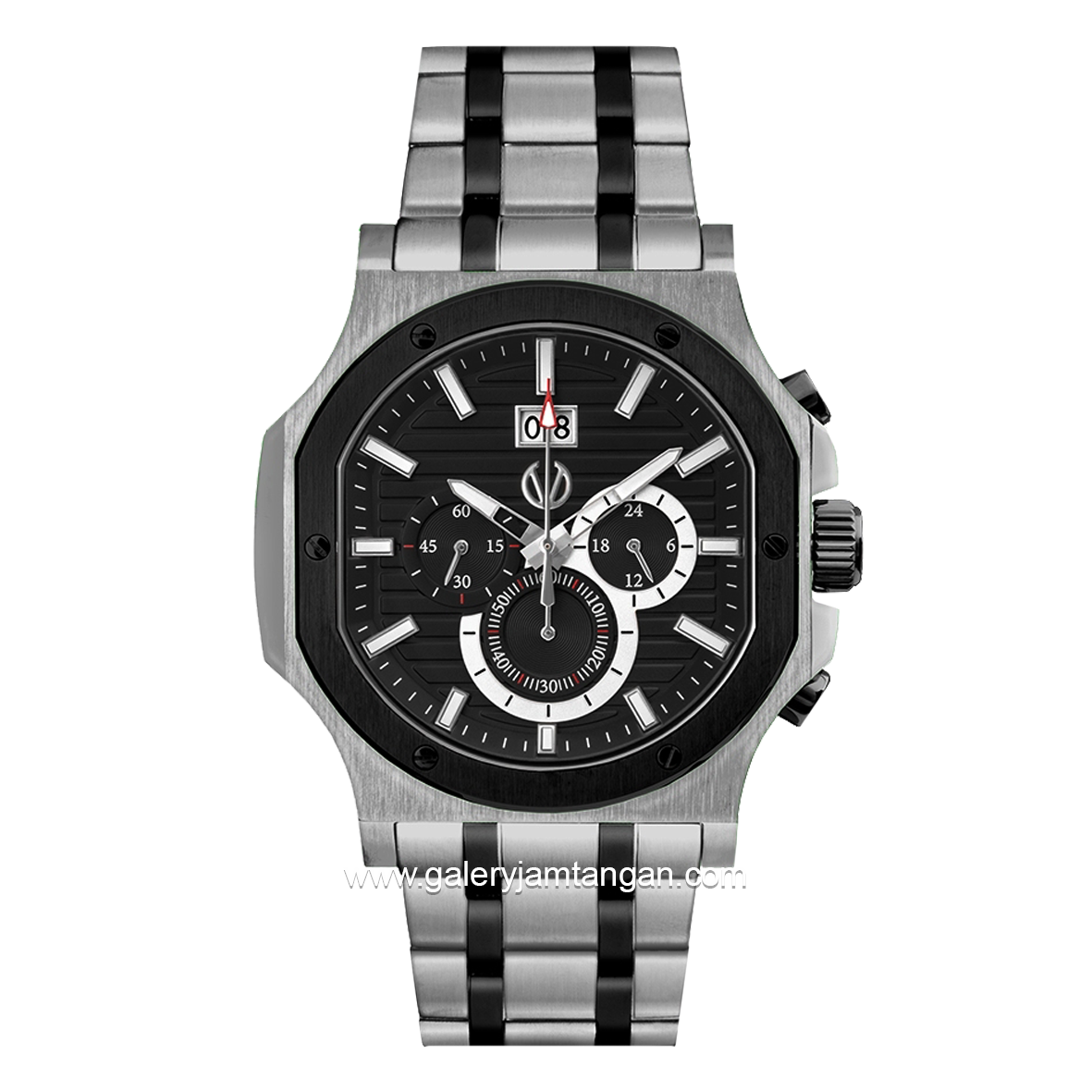 CHRIST VERRA CV 12202G-10 BLK Silver List Black Stainless Steel