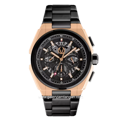 CHRIST VERRA AETERNUS CV 12251G-18 BLK Men's Watches Black Gold Stainless Steel