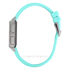 CHRIST VERRA LITE CV 12260L-31 TEAL Women's Watches Teal Silver Rubber Strap