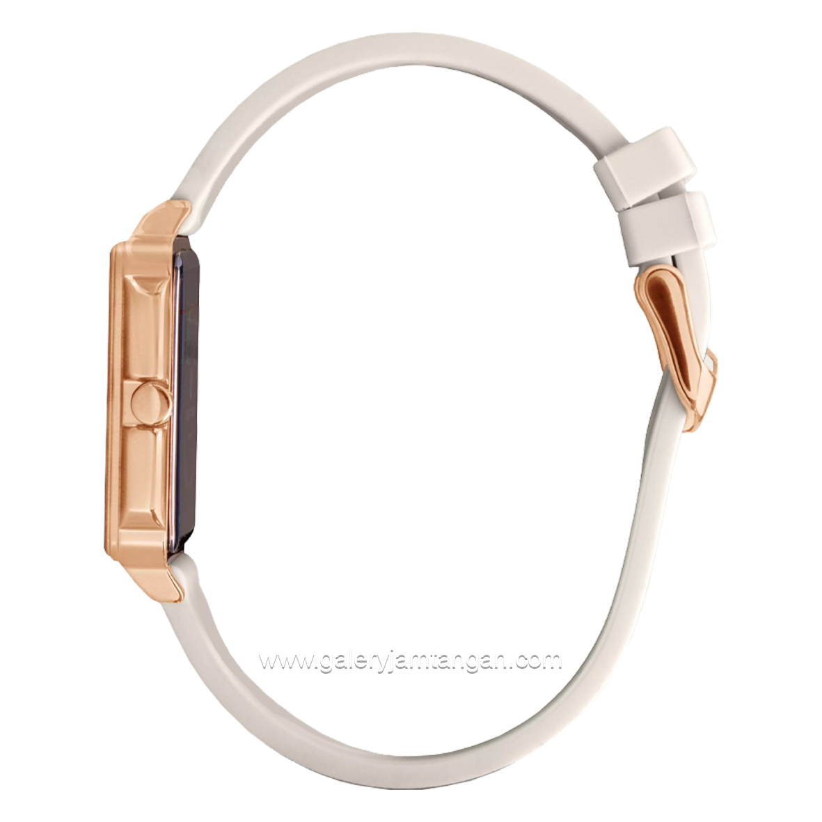 CHRIST VERRA LITE CV 12260L-35 BEIGE Women Watches Beige Rosegold Rubber Strap