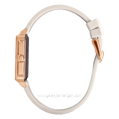 CHRIST VERRA LITE CV 12260L-35 BEIGE Women Watches Beige Rosegold Rubber Strap