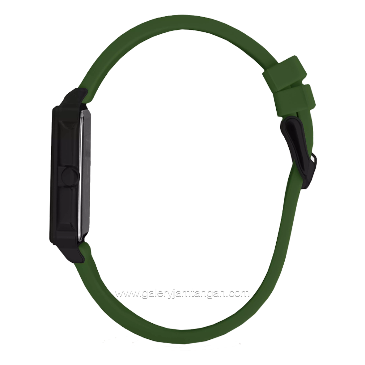 CHRIST VERRA LITE CV 12260L-36 BLK/GRN Women Watches Green Black Rubber Strap