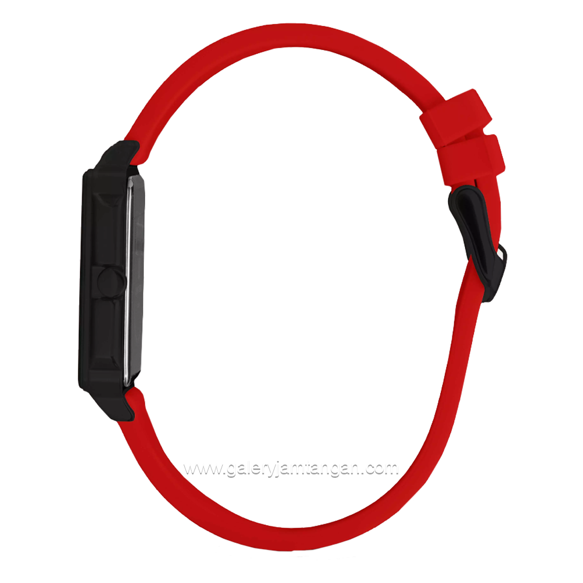 CHRIST VERRA LITE CV 12260L-36 BLK/RED Women Watches Red Black Rubber Strap