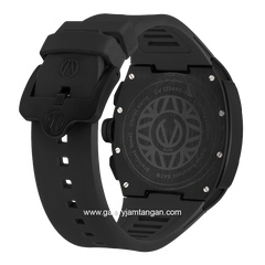 CHRIST VERRA Neo Drive CV 12349G-36 BLK Full Black Rubber Strap