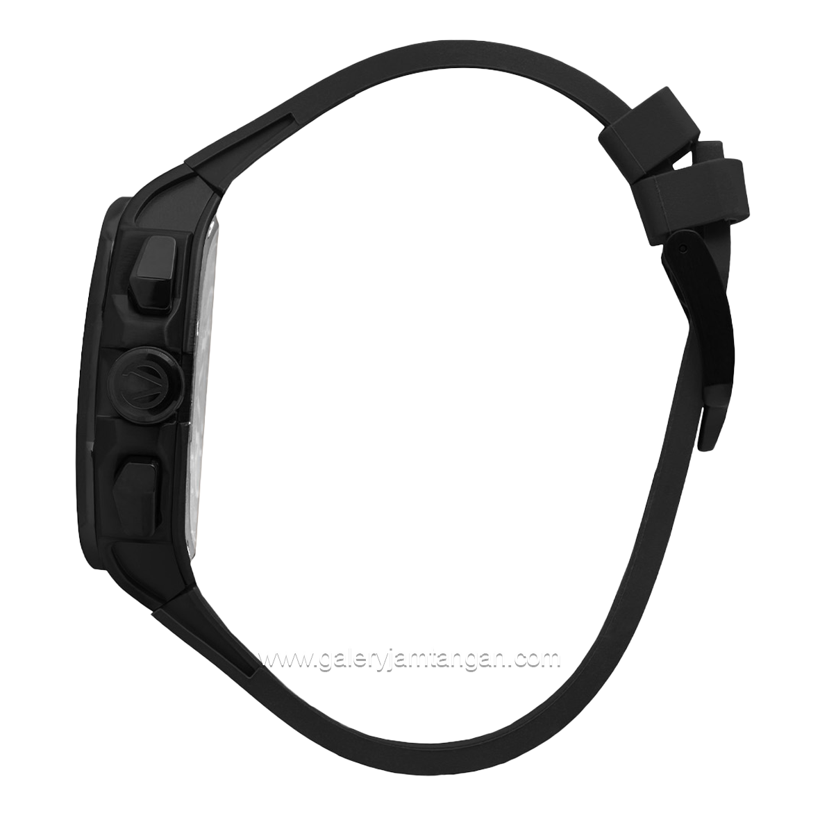 CHRIST VERRA Neo Drive CV 12349G-36 BLK Full Black Rubber Strap
