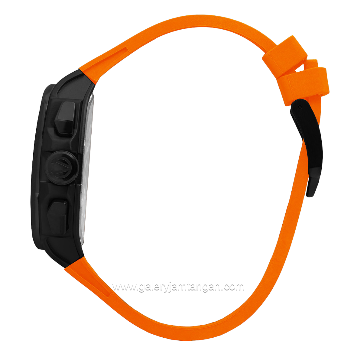 CHRIST VERRA Neo Drive CV 12349G-36 BLK/ORG Orange Black Rubber Strap
