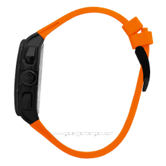 CHRIST VERRA Neo Drive CV 12349G-36 BLK/ORG Orange Black Rubber Strap