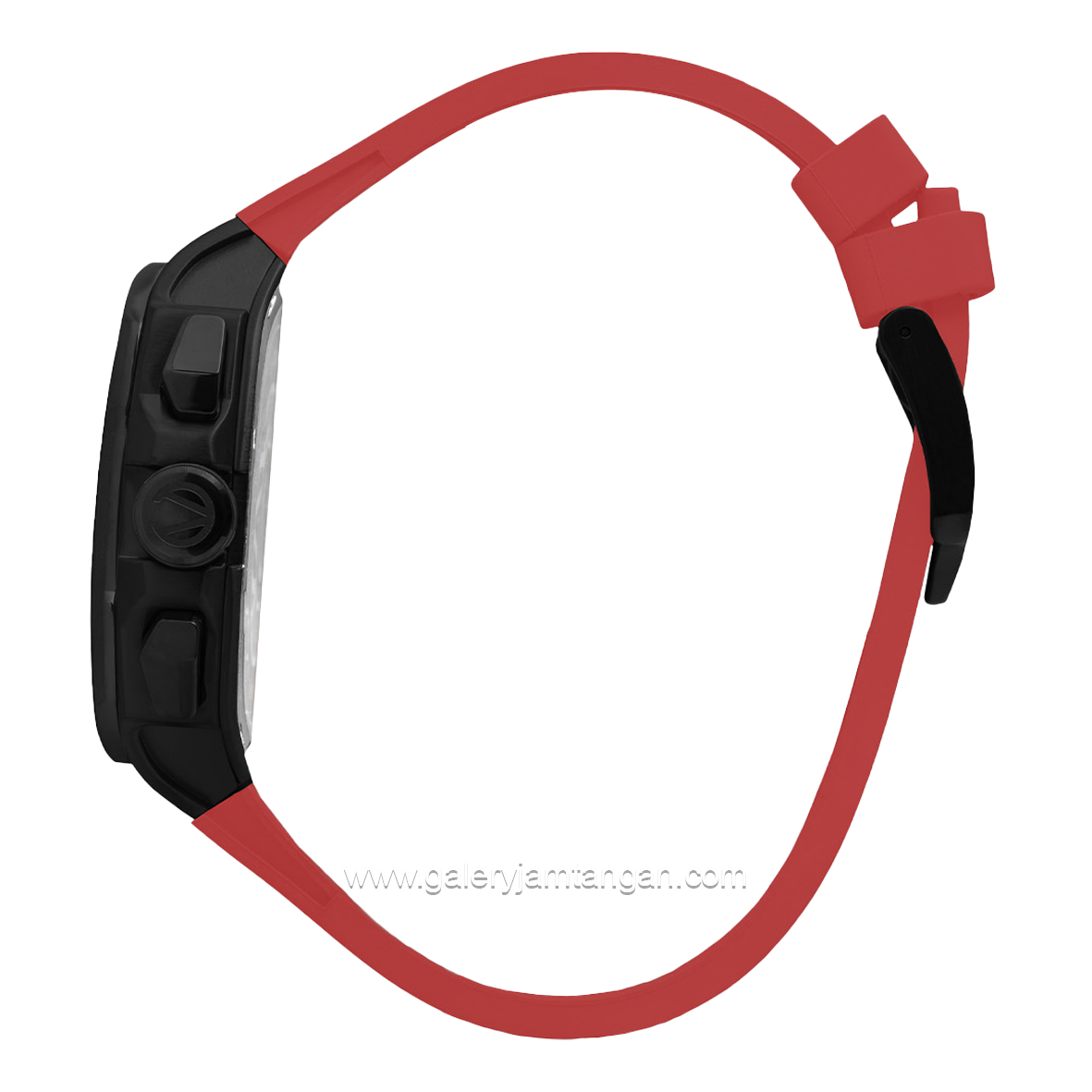 CHRIST VERRA Neo Drive CV 12349G-36 BLK/RED Red Black Rubber Strap