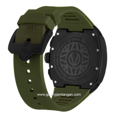 CHRIST VERRA Neo Drive CV 12349G-36 GRN Green Black Rubber Strap