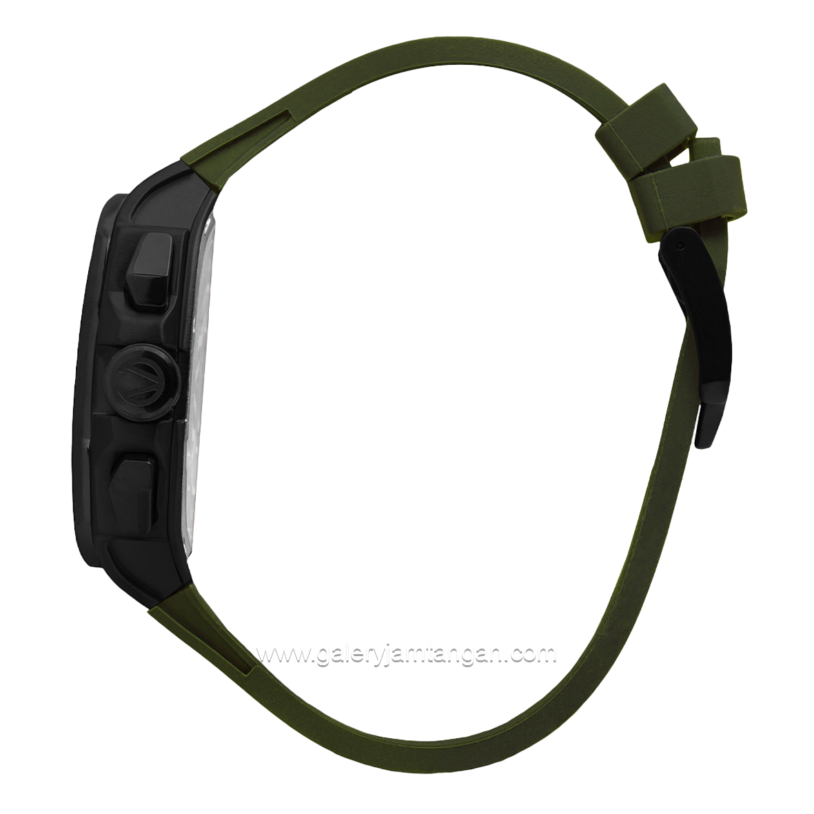 CHRIST VERRA Neo Drive CV 12349G-36 GRN Green Black Rubber Strap