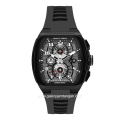 CHRIST VERRA Neo Drive CV 12349G-36 GRY Gray Black Rubber Strap