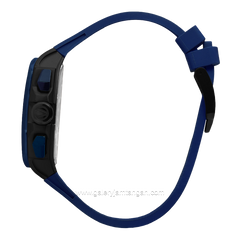 CHRIST VERRA Neo Drive CV 12349G-3D BLU Blue Black Rubber Strap