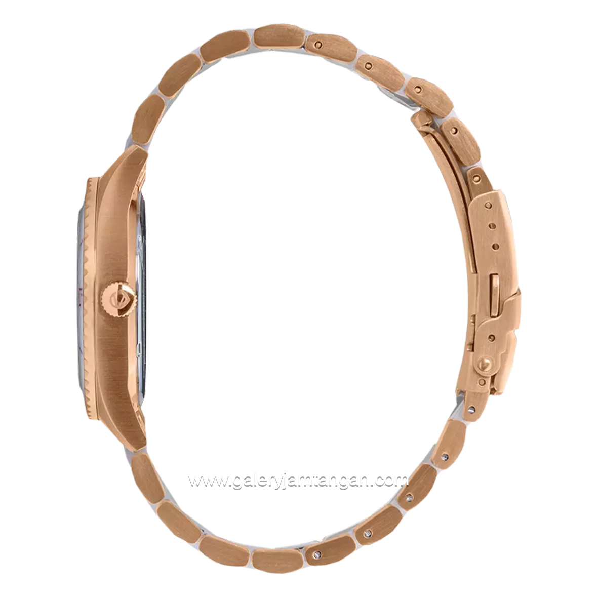 CHRIST VERRA CV 12351L-55 WHT Combination Rosegold White Stainless Steel Ceramic Strap