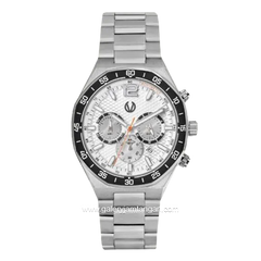 CHRIST VERRA TWO-TONE CV 146201G-11 WHT Silver Dial White Stainless Steel