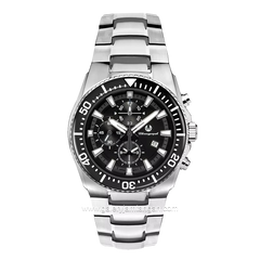 CHRIST VERRA CV 209450G-11 L-GRY Silver Dial Black Stainless Steel