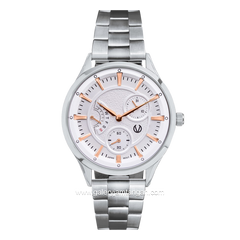 CHRIST VERRA CV 252459L-11 WHT Silver Dial White Stainless Steel