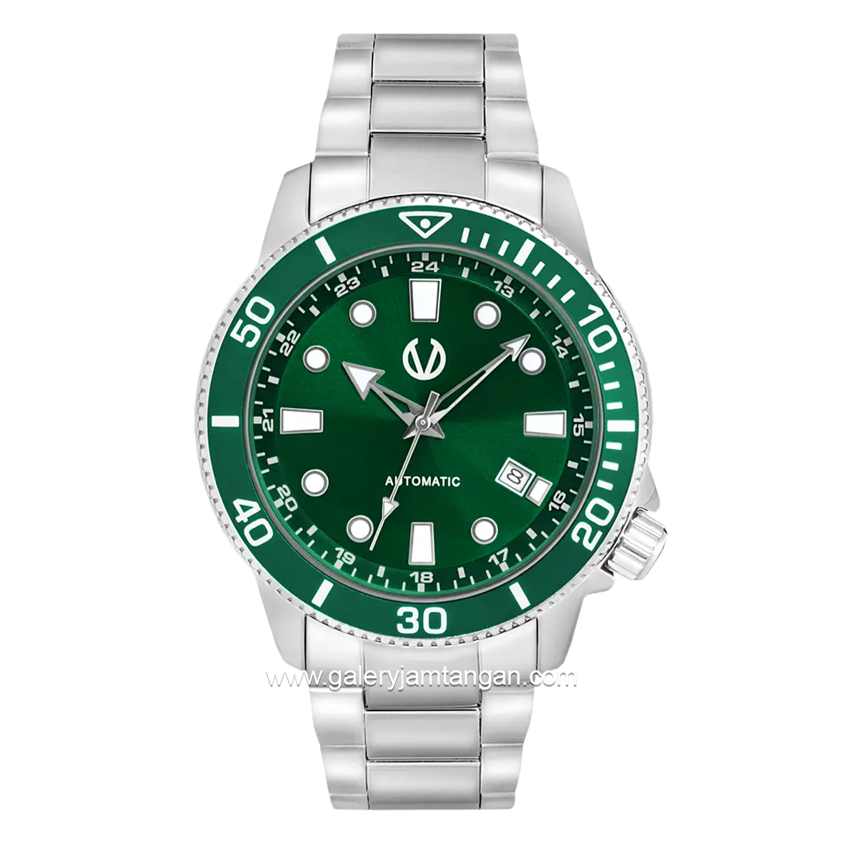 CHRIST VERRA CV 320226G-11 GRN Silver Dial Green Stainless Steel