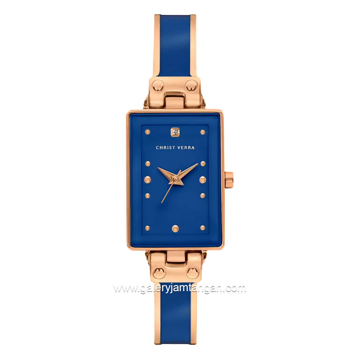 CHRIST VERRA CV 502223L-5J BLU Blue Rosegold Ceramic Strap