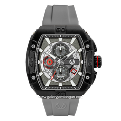 CHRIST VERRA CV 53606G-36 GRY Grey Black Rubber Strap