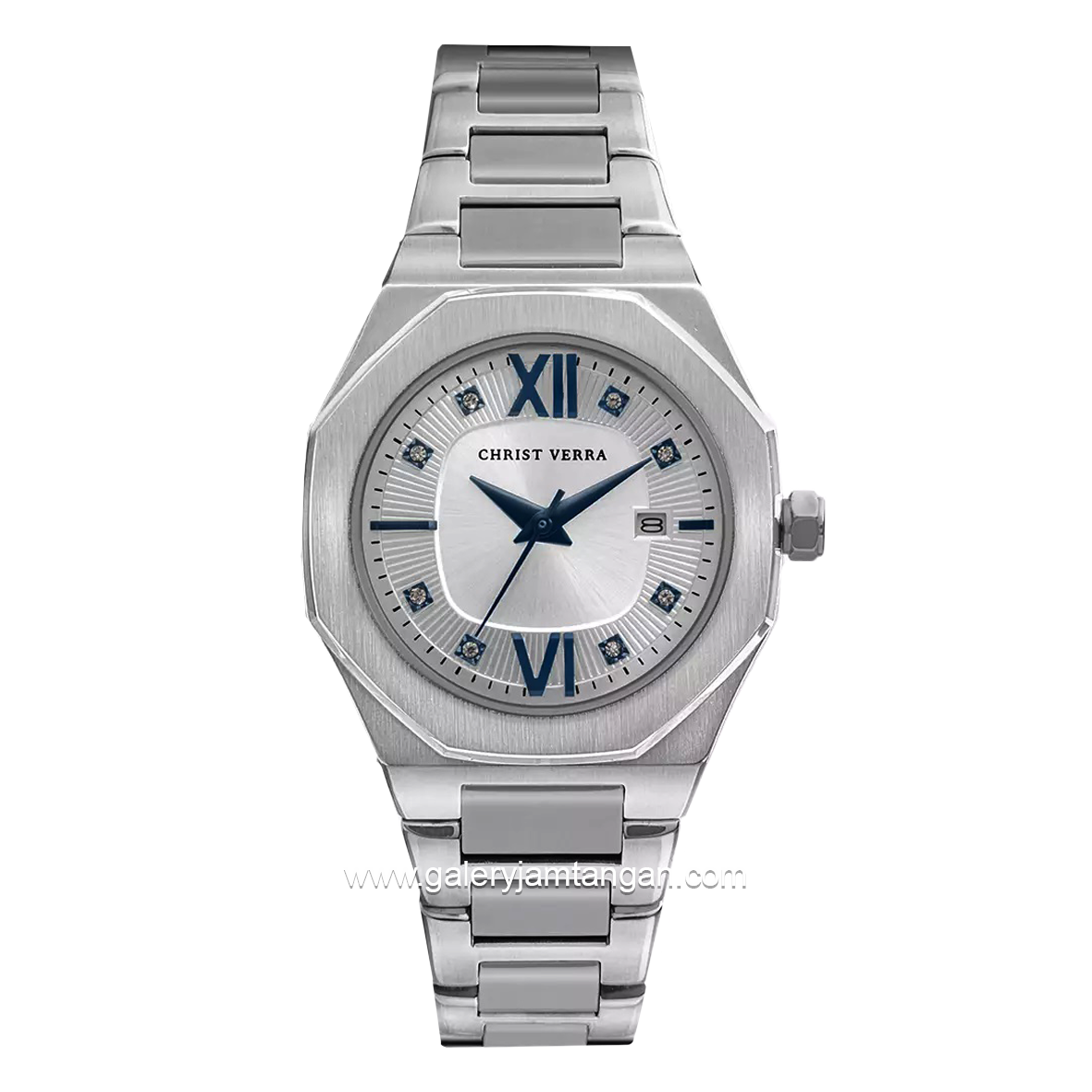 CHRIST VERRA CV 917874L-11 SLV Silver Dial White Stainless Steel