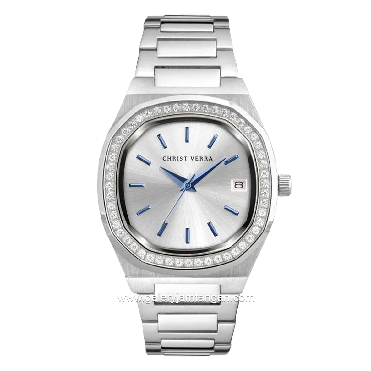 CHRIST VERRA CV 919566L-11 SLV Full Silver Stainless Steel