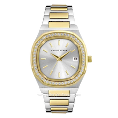 CHRIST VERRA CV 919566L-13 SLV Silver Gold Stainless Steel