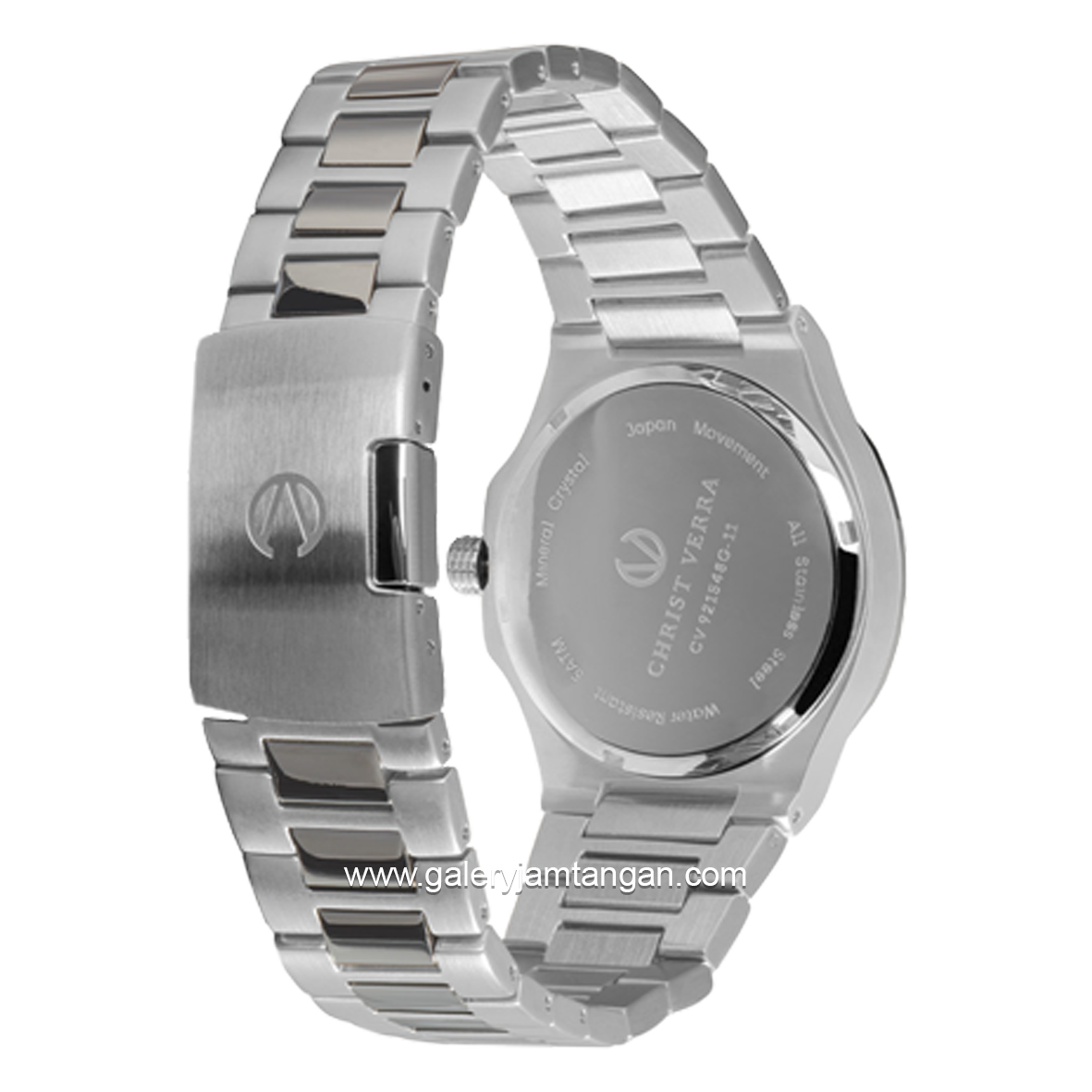CHRIST VERRA COPPIA CV 921548G-11 BLU & CV 921548L-11 BLU Couple Silver Dial Blue Stainless Steel