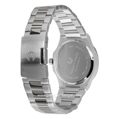 CHRIST VERRA COPPIA CV 921548G-11 BLU & CV 921548L-11 BLU Couple Silver Dial Blue Stainless Steel