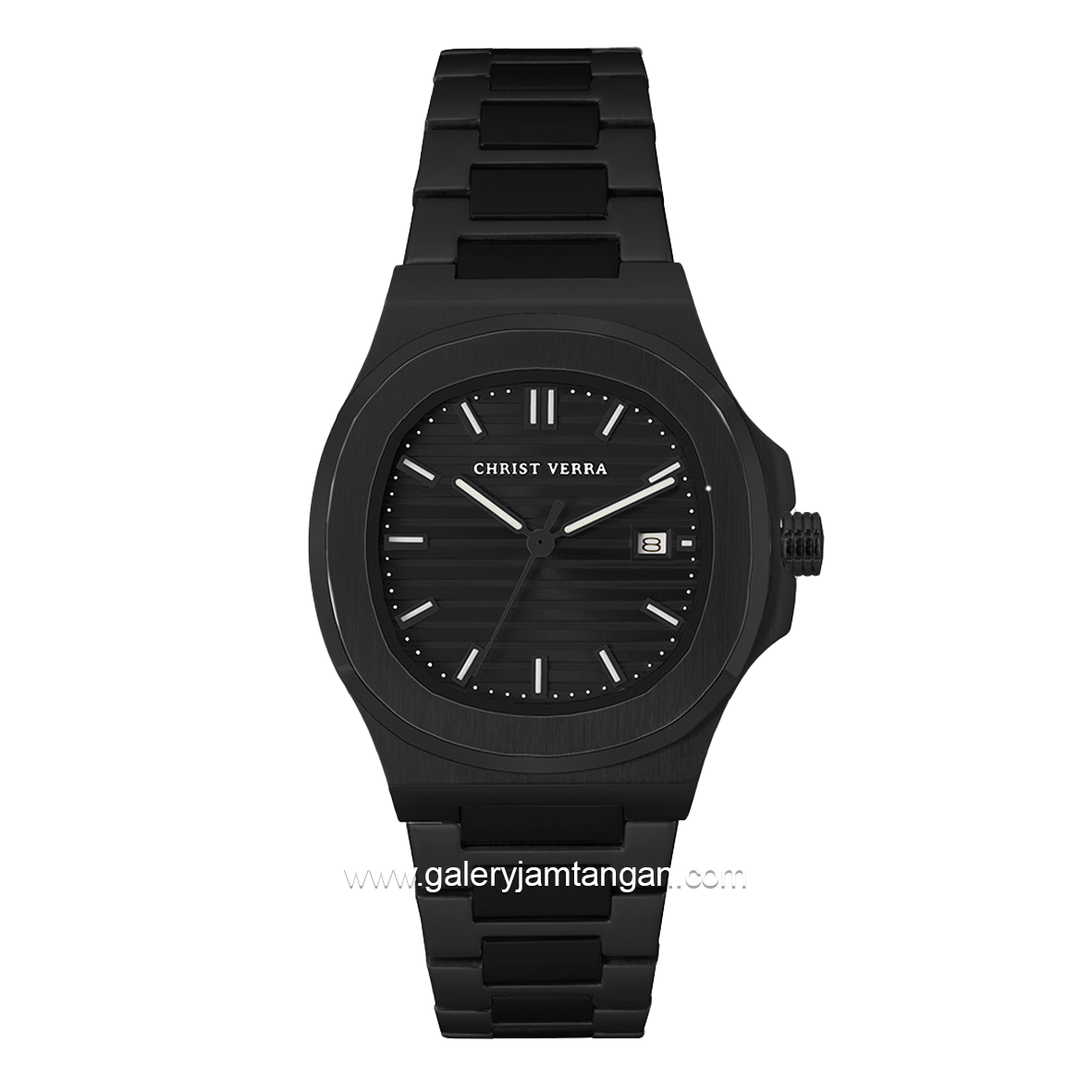CHRIST VERRA COPPIA CV 921548G-16 BLK Full Black Stainless Steel