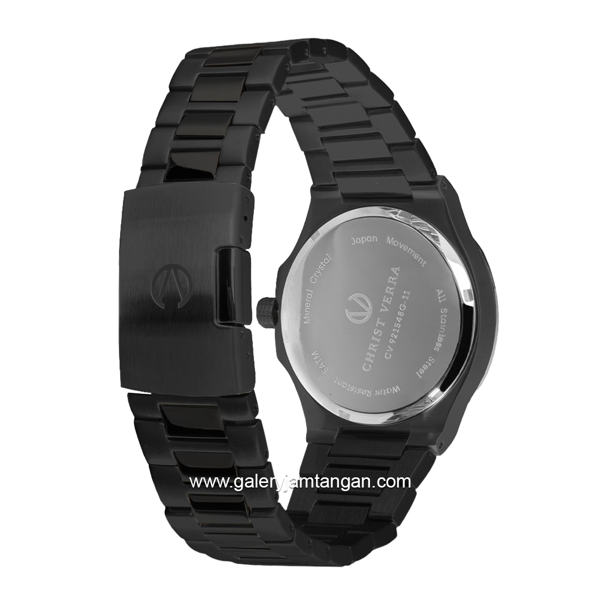 CHRIST VERRA COPPIA CV 921548G-16 BLK Full Black Stainless Steel