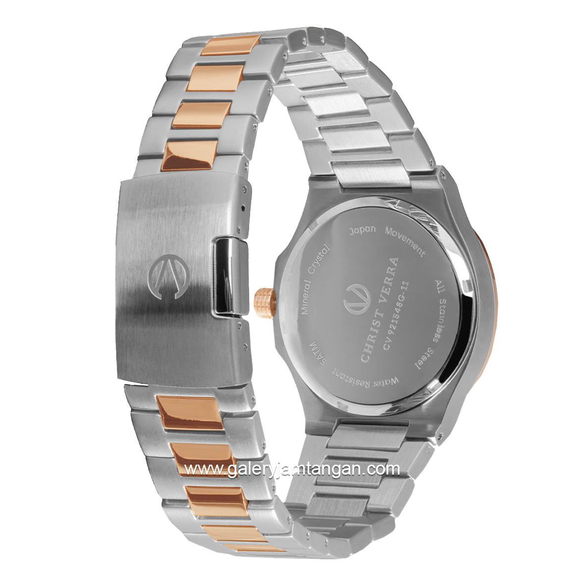 CHRIST VERRA COPPIA CV 921548G-14 SLV & CV 921548L-14 SLV Couple Silver Gold Stainless Steel