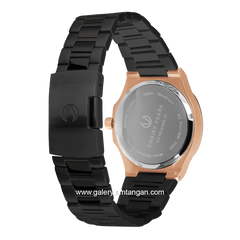 CHRIST VERRA COPPIA CV 921548G-18 BLK & CV 921548L-18 BLK Couple Black Rosegold Stainless Steel