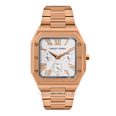 CHRIST VERRA CV 921790L-15 SLV Women's Watches Gold Dial White Stainless Steel