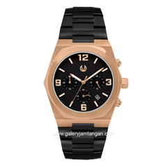 CHRIST VERRA CV 922163G-18 BLK Black Rosegold Stainless Steel