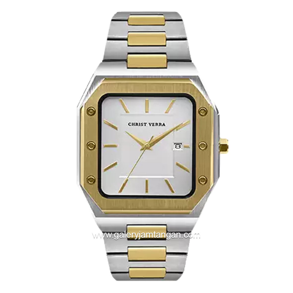 CHRIST VERRA CV 922289G-13 SLV Men's Watches Silver Gold Stainless Steel