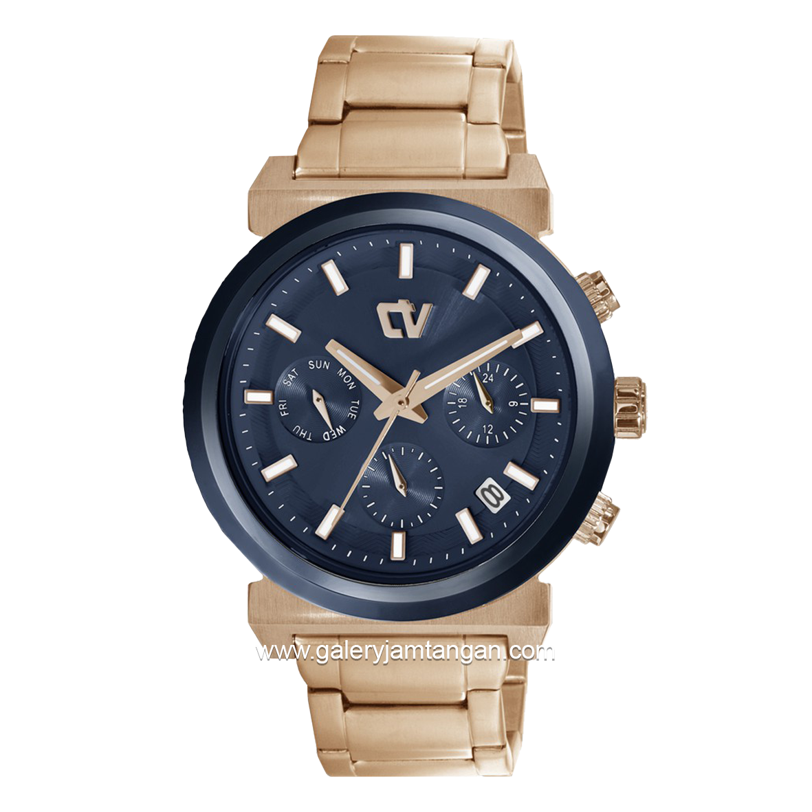 CHRIST VERRA CV C71116L-1J BLU Rosegold Dial Blue Stainless Steel