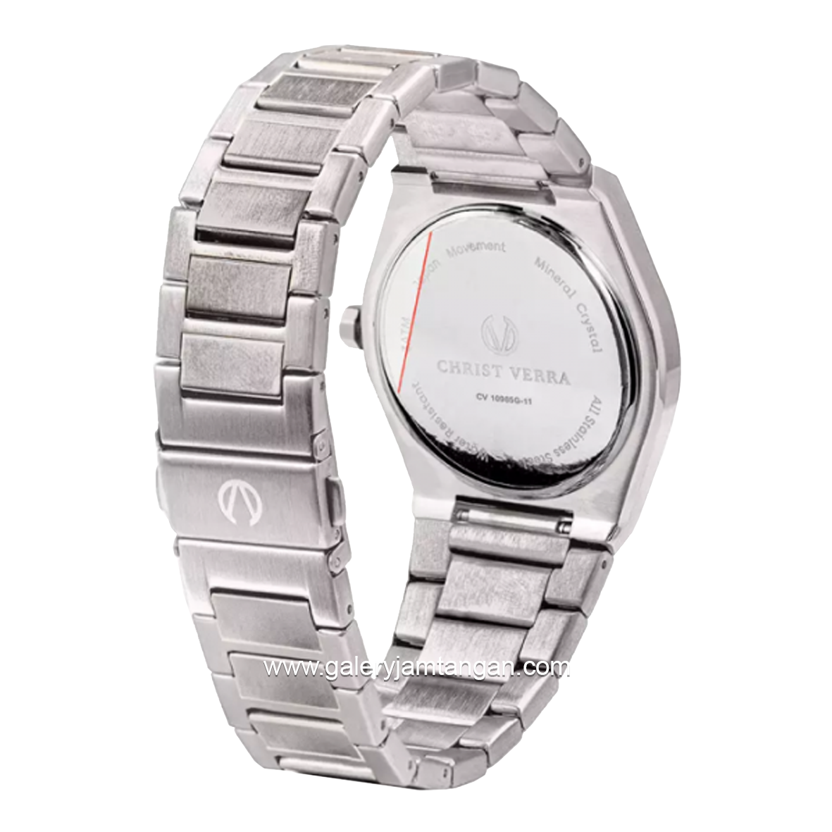 CHRIST VERRA Watch Women's CV 10985L-11 BLU Silver Dial Blue Stainless Steel