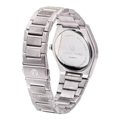 CHRIST VERRA Watch Women's CV 10985L-11 BLU Silver Dial Blue Stainless Steel