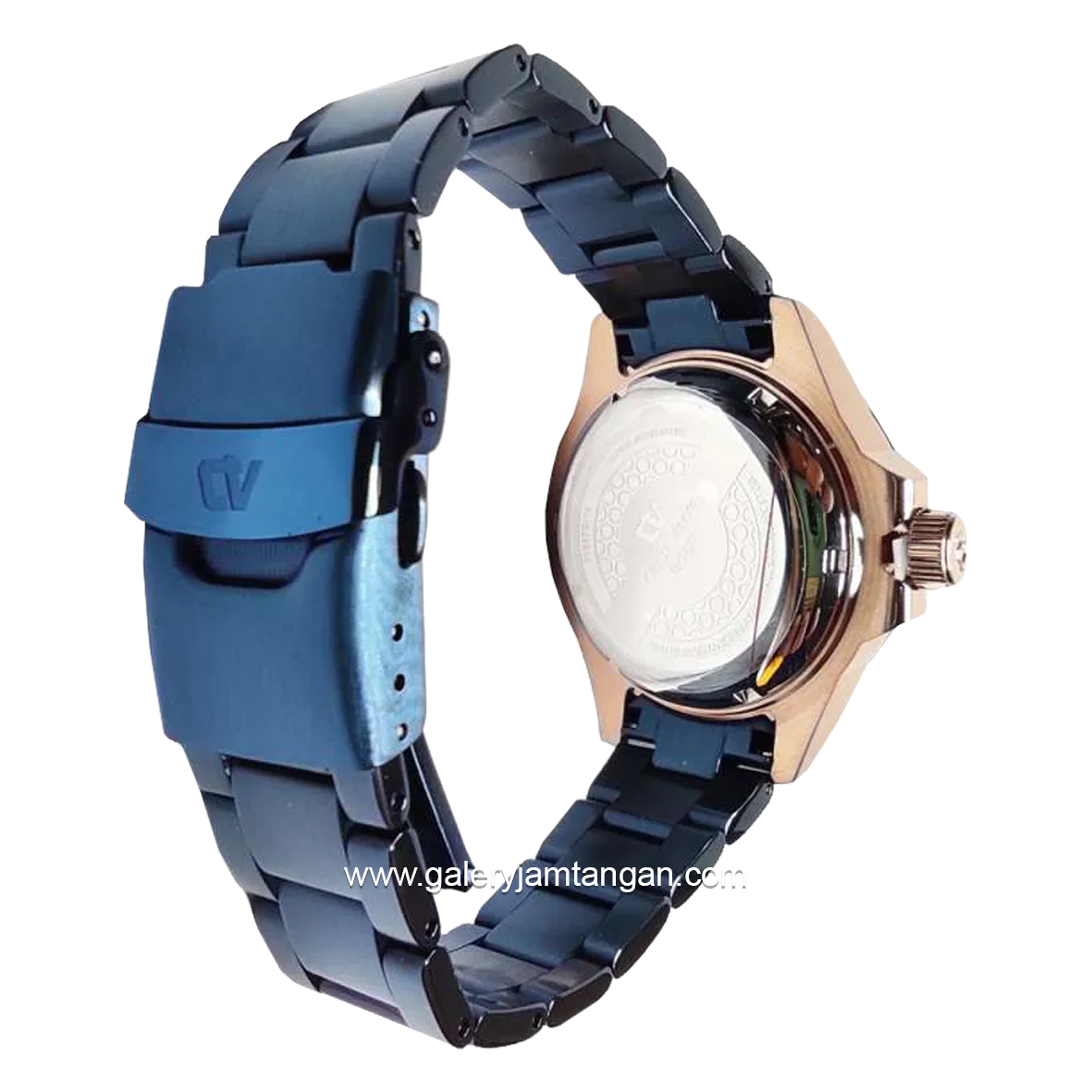 CHRIST VERRA CV 71637G-15 BLU Blue Rosegold Stainless Steel