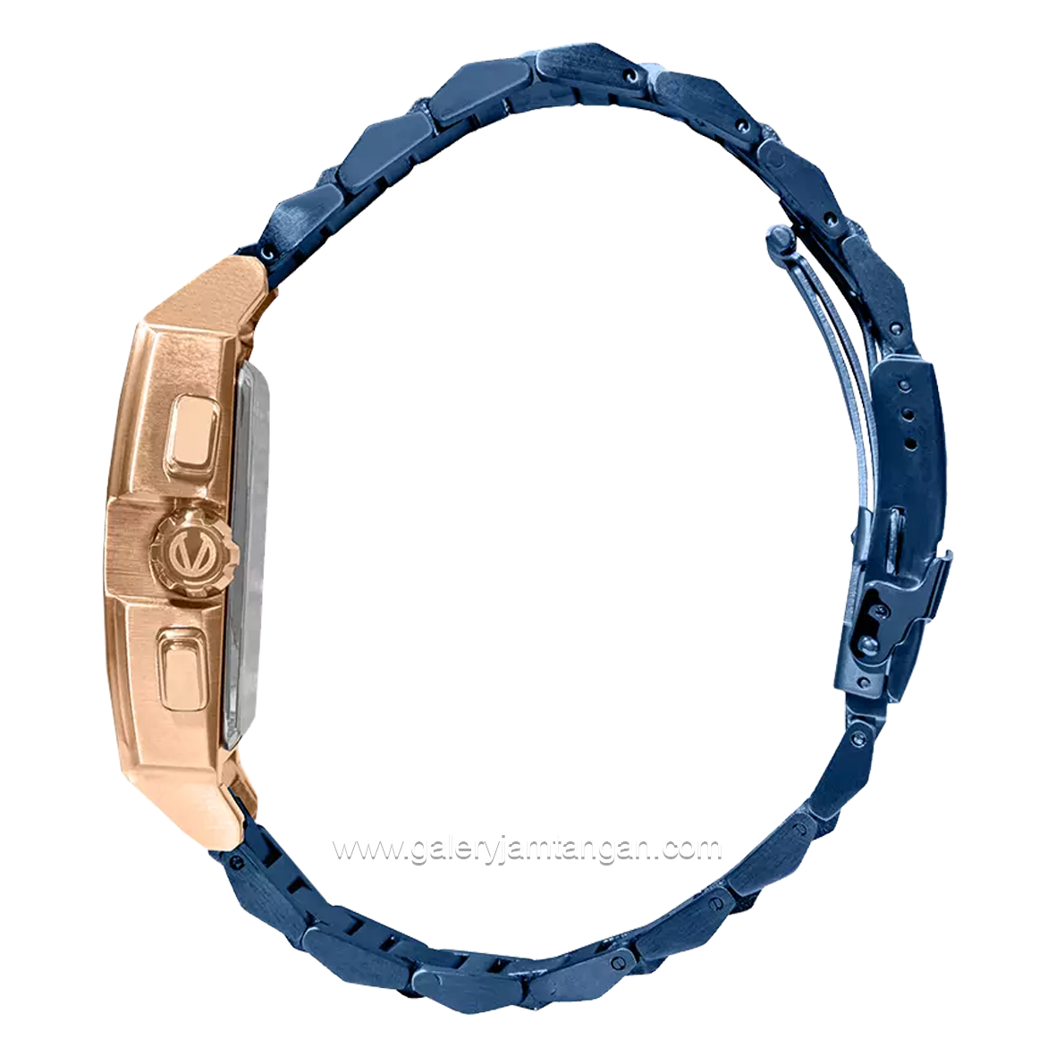 CHRIST VERRA CV 920045G-1J BLU Blue Rose Gold Stainless Steel