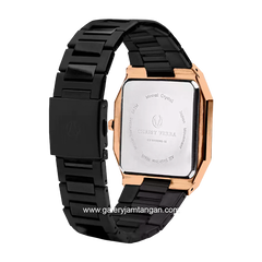 CHRIST VERRA CV 921790L-18 BLK Women's Watch Black Rosegold Stainless Steel