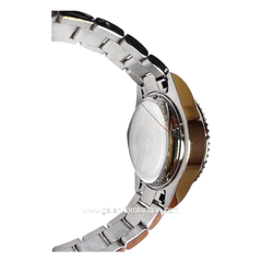 CHRIST VERRA CV 71637G-13 BLK Silver Gold Dial Black Stainless Steel