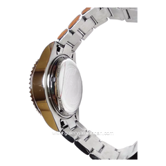CHRIST VERRA CV 71637G-14 BLK Silver Gold Dial Black Stainless Steel