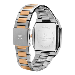 CHRIST VERRA CV 921790G-14 SLV Men's Watch Silver Rosegold Dial White Stainless Steel
