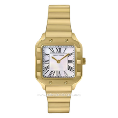 CHRIST VERRA LUMINA CV 514823L-12 WHT/MOP Gold Dial White Stainless Steel